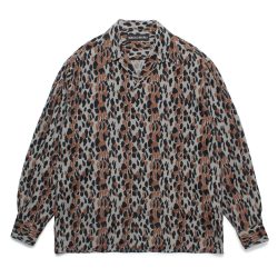 LEOPARD HAWAIIAN SHIRT L/S