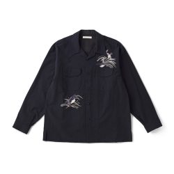 SWALLOW COLLAR NASSOU SHIRTS (EMBROIDERY)