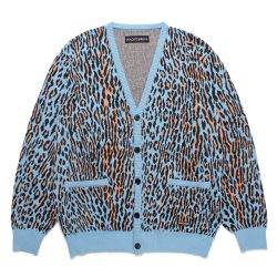 LEOPARD JACQUARD CARDIGAN (TYPE-2)