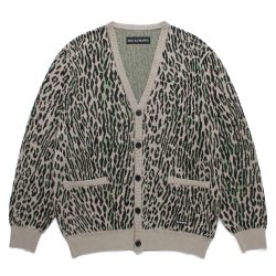 LEOPARD JACQUARD CARDIGAN (TYPE-2)