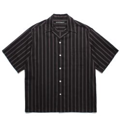 STRIPED OPEN COLLAR SHIRT S/S (TYPE-2)
