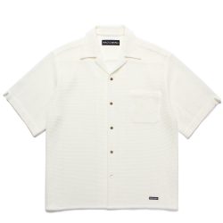 SUMMER KNIT OPEN COLLAR SHIRT