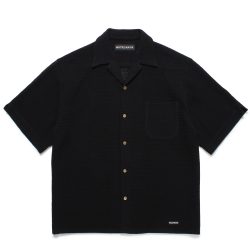SUMMER KNIT OPEN COLLAR SHIRT