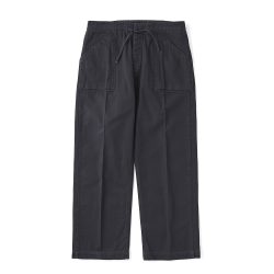 PATINA HERRINGBONE GATHERING TROUSER