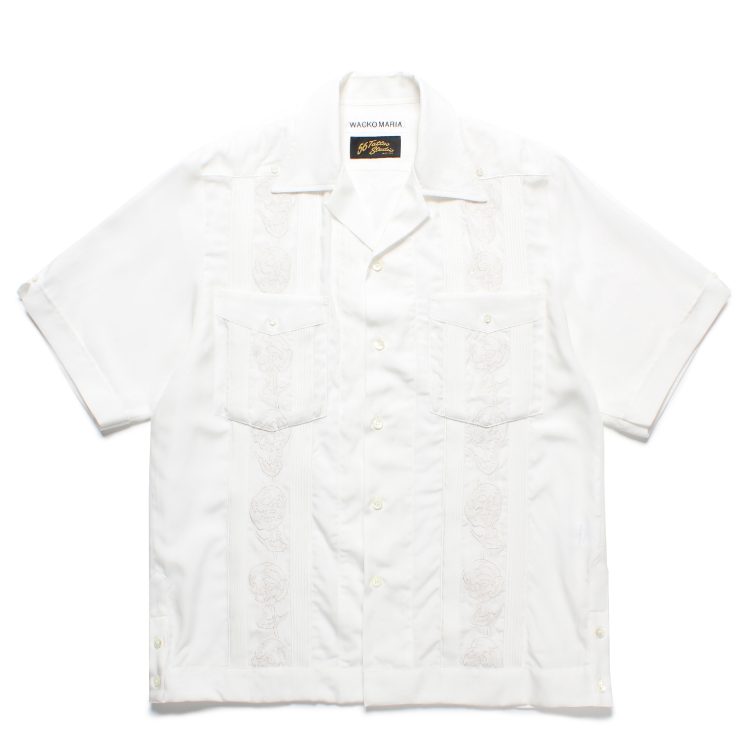 存在感絶大【Wacko Maria】56 TATTOO STUDIO / CUBA SHIRT Wacko Maria 56 Tattoo Studio Cuba Shirt White – ESSXNYC