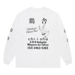 鶏舎 / WASHED HEAVY WEIGHT CREW NECK LONG SLEEVE T-SHIRT (TYPE-1)