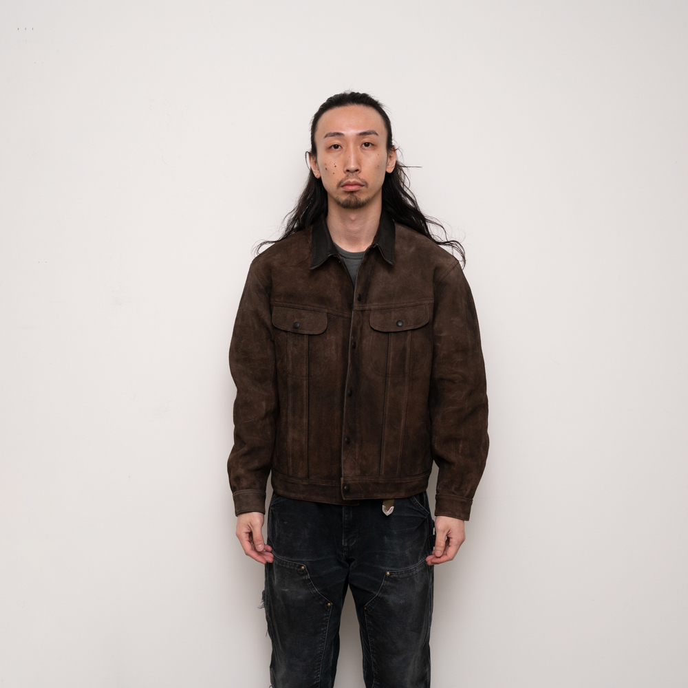 reddish brown phigvel old joe デニム ジャケット OLD JOE / PATINA HORSE-HIDE ROPER JACKET / kaddish