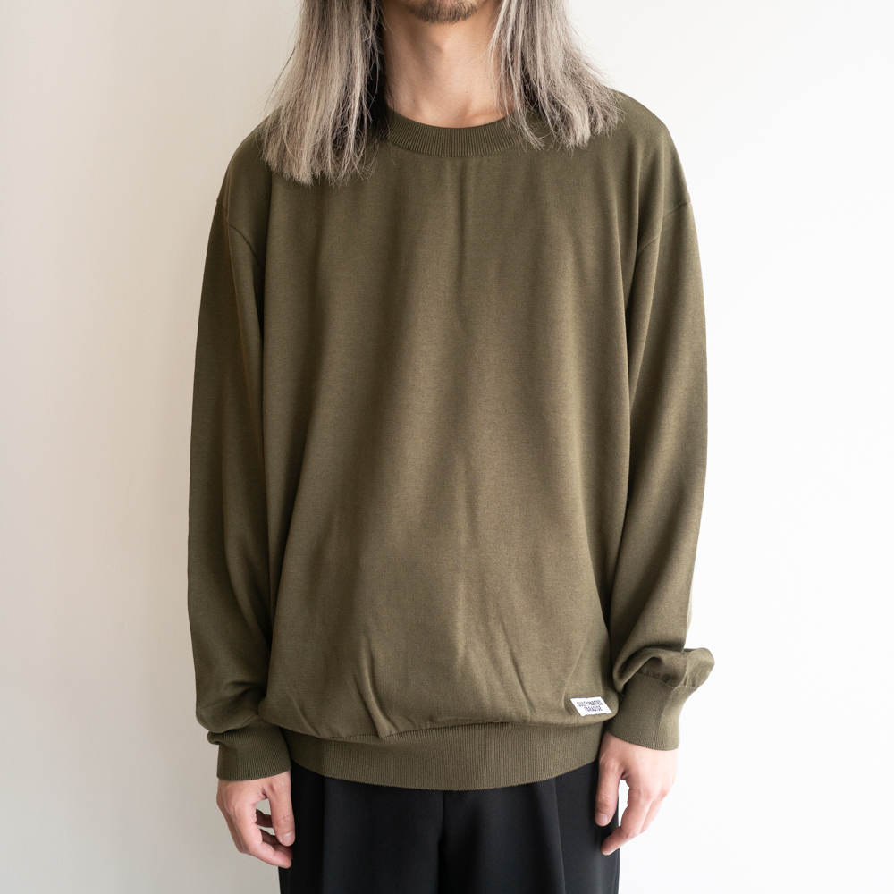 COTTON KNIT CREW NECK SWEATER (TYPE-1)