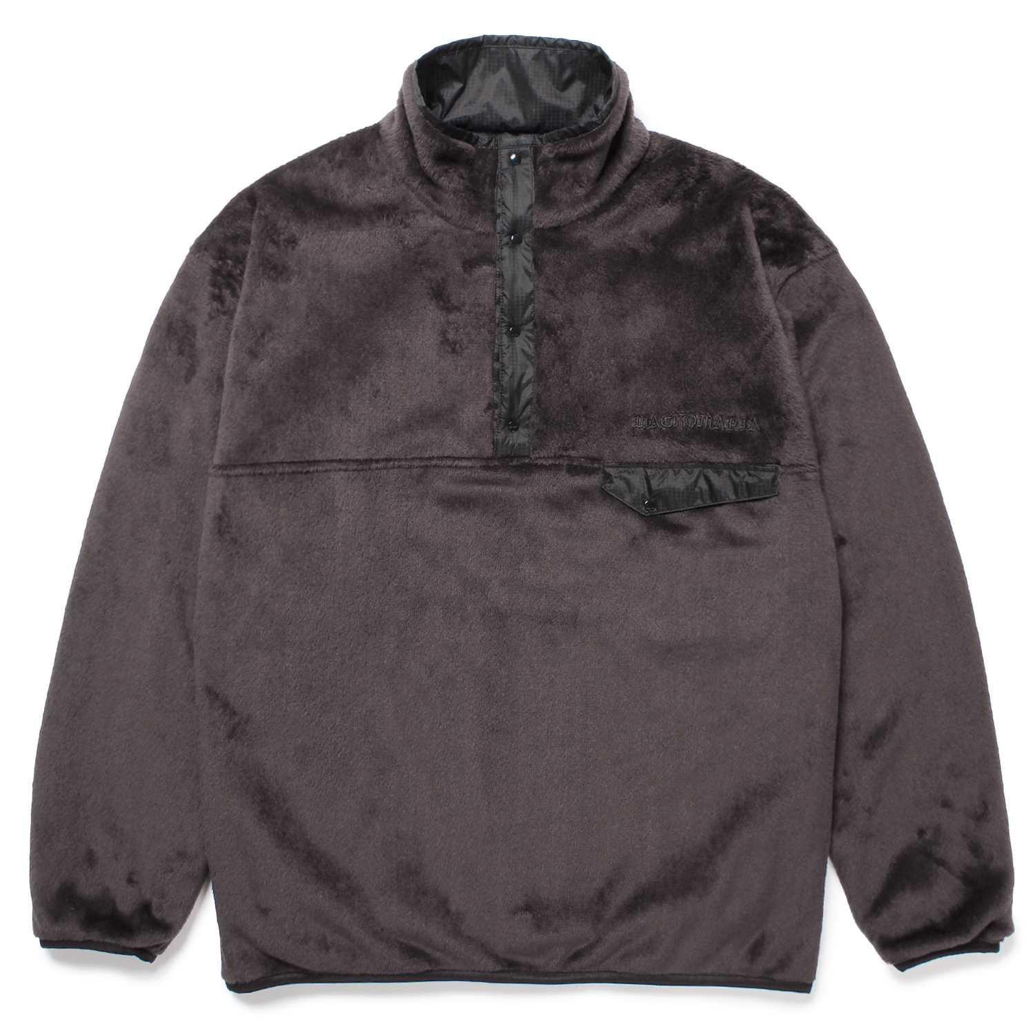 REVERSIBLE PULLOVER FLEECE JACKET