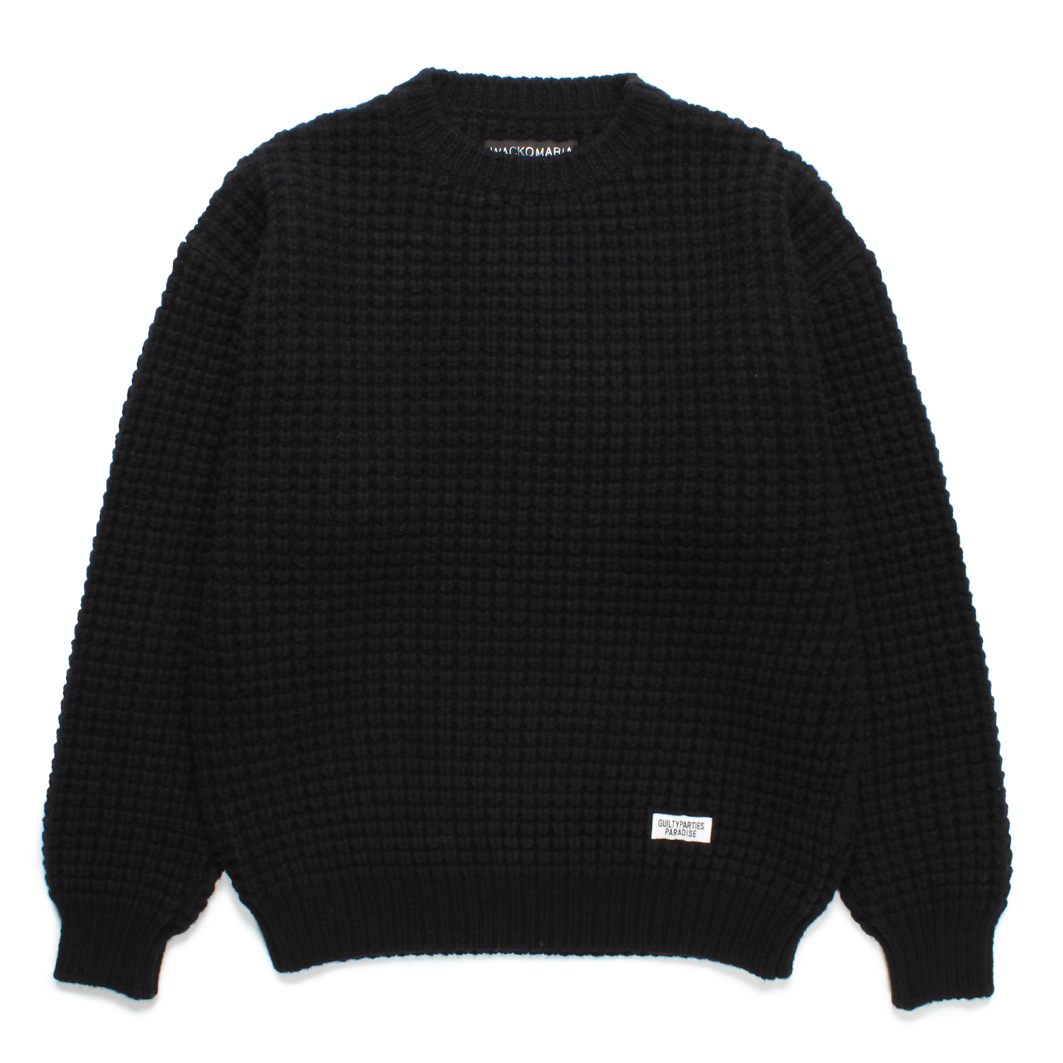 WAFFLE KNIT SWEATER