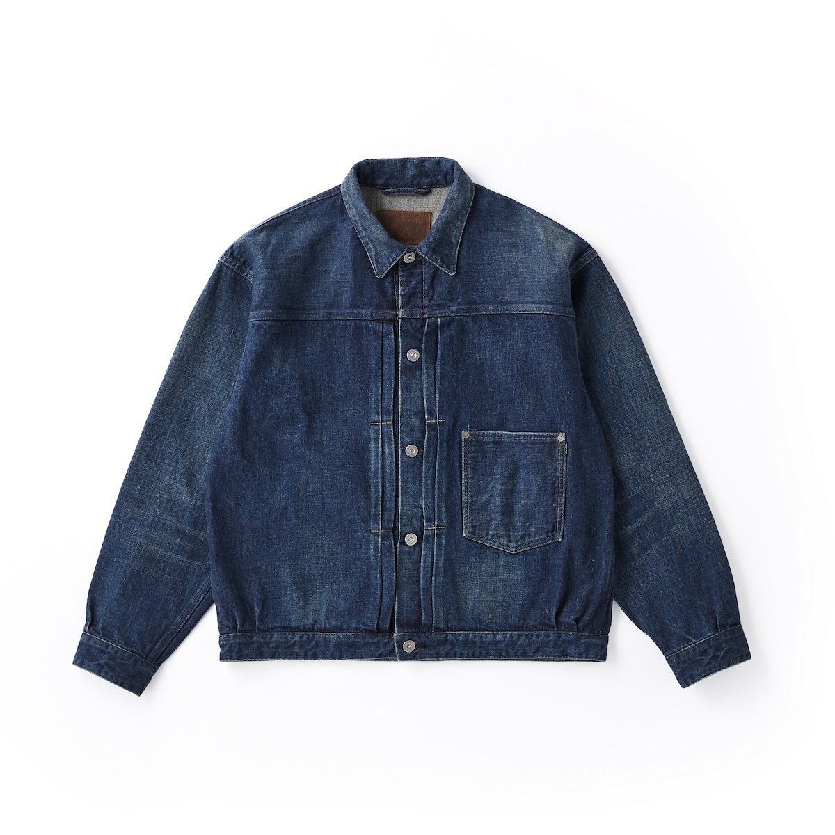 RIVETED ONE POCKET JEAN JACKET