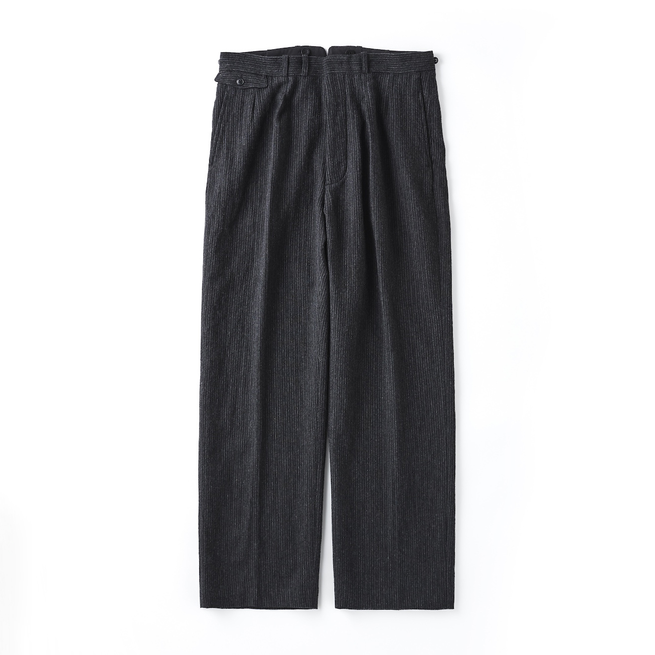 DOUBLE-PLEATED DRAPE TROUSER