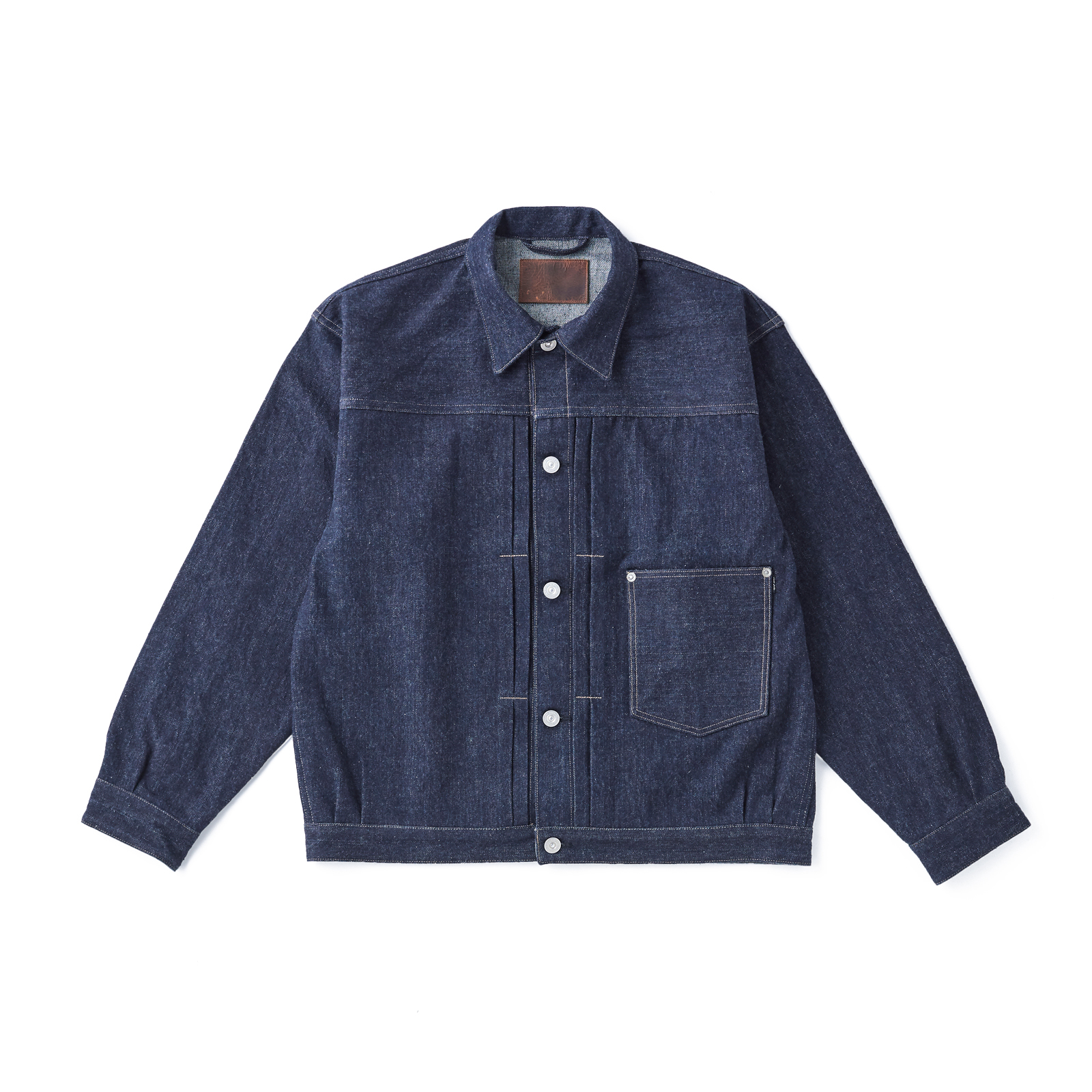 RIVETED ONE POCKET JEAN JACKET