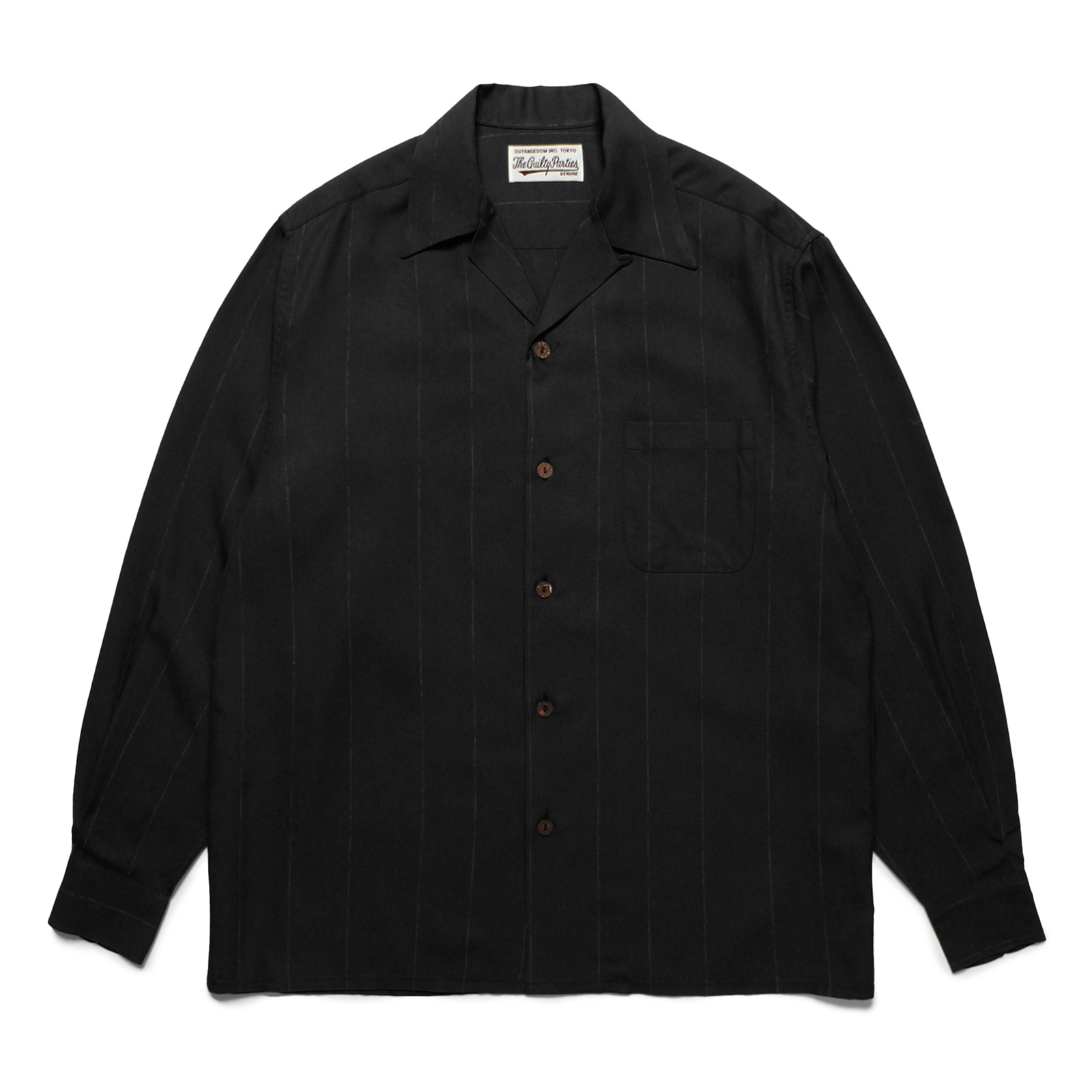 KASURI OPEN COLLAR SHIRT L/S