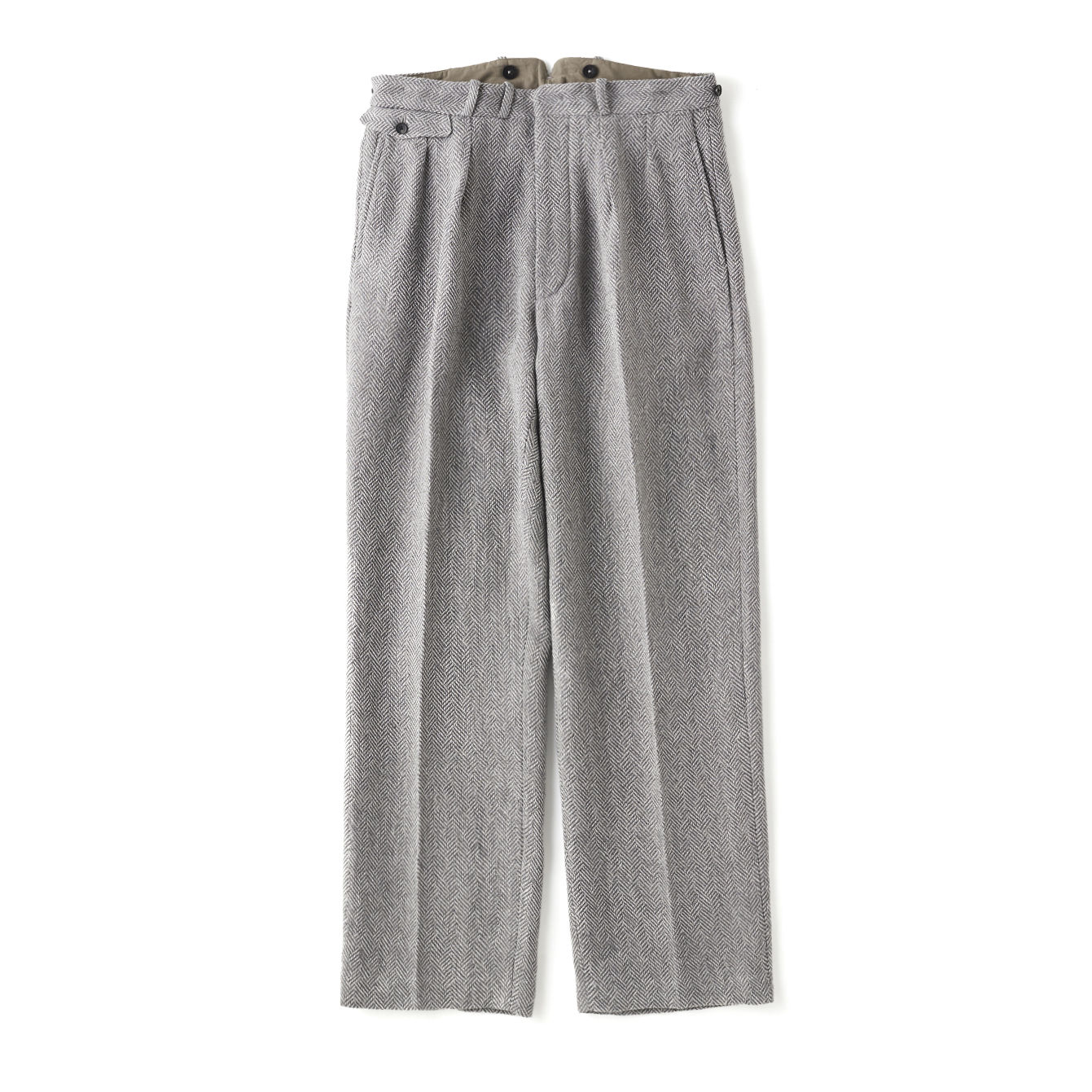 DOUBLE-PLEATED DRAPE TROUSER