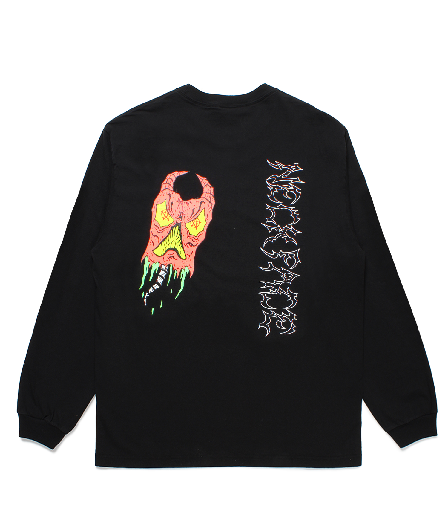 NECK FACE / WASHED HEAVY WEIGHT CREW NECK LONG SLEEVE T-SHIRT (TYPE-2)