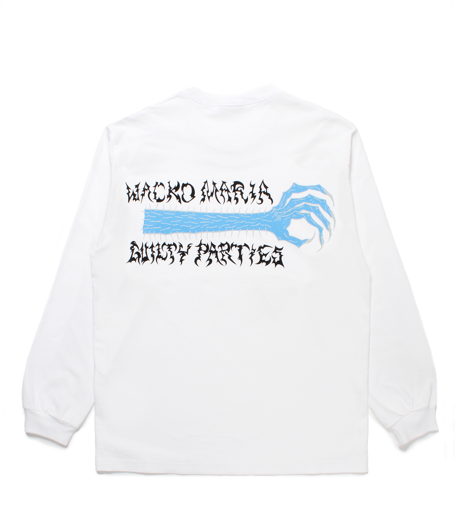 NECK FACE / WASHED HEAVY WEIGHT CREW NECK LONG SLEEVE T-SHIRT (TYPE-1)