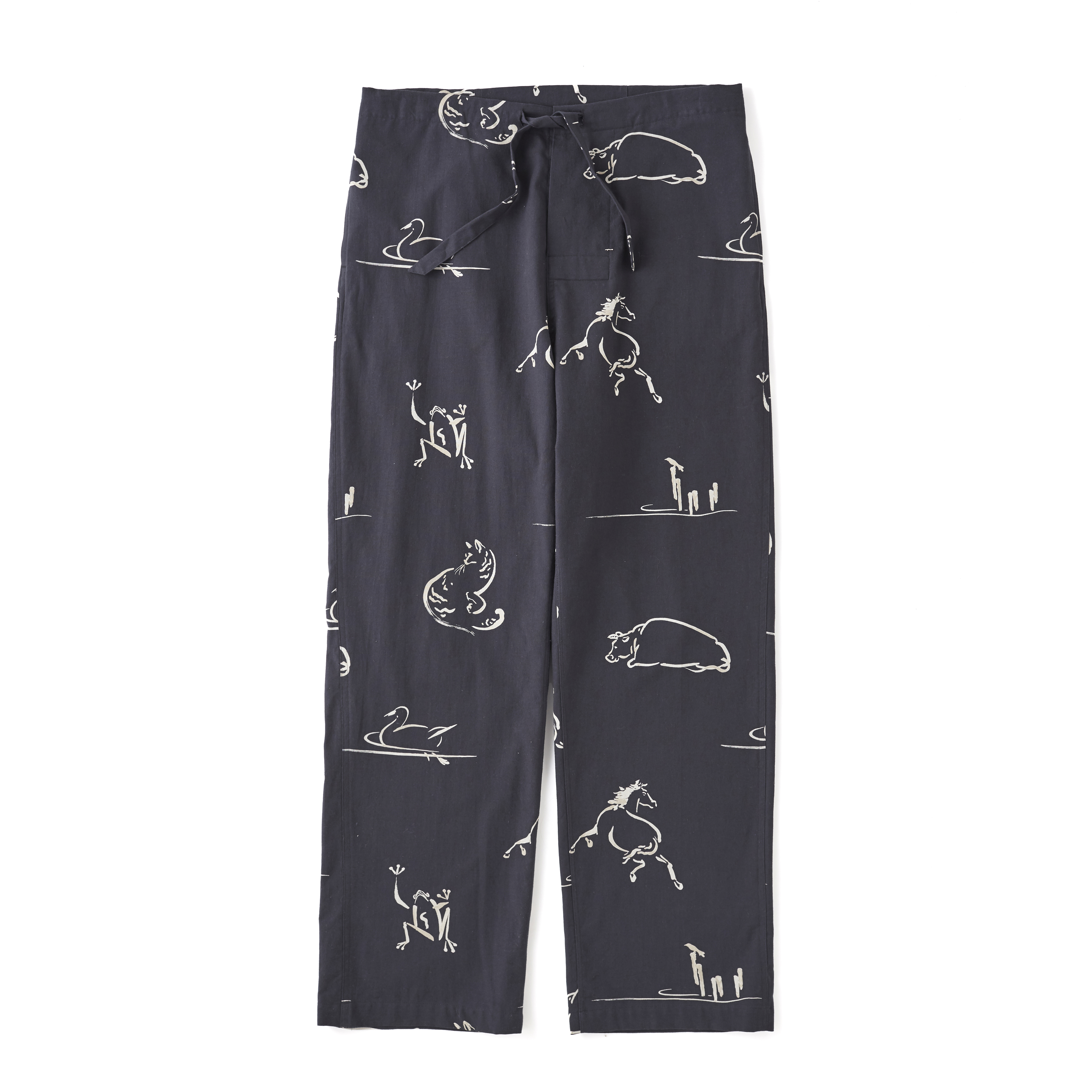 ORIGINAL PRINTED EASY TROUSER (Animal Drawing)