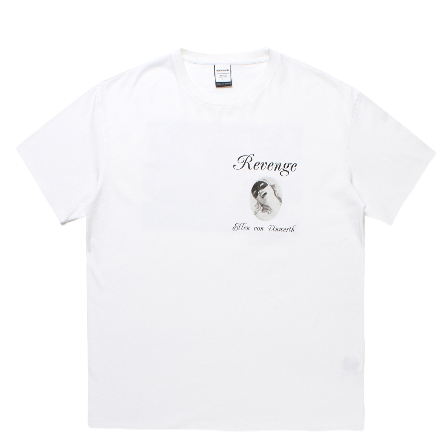 ELLEN VON UNWERTH / WASHED HEAVY WEIGHT CREW NECK T-SHIRT (TYPE-2)