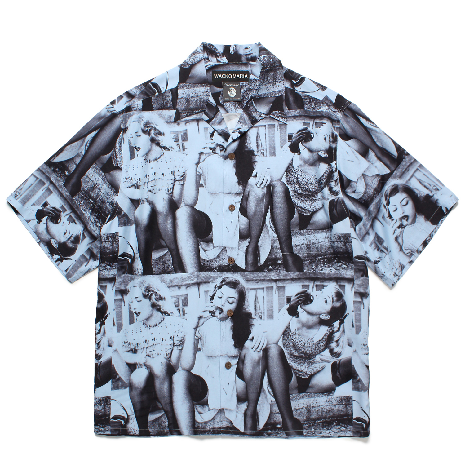 ELLEN VON UNWERTH / S/S HAWAIIAN SHIRT (TYPE-2)