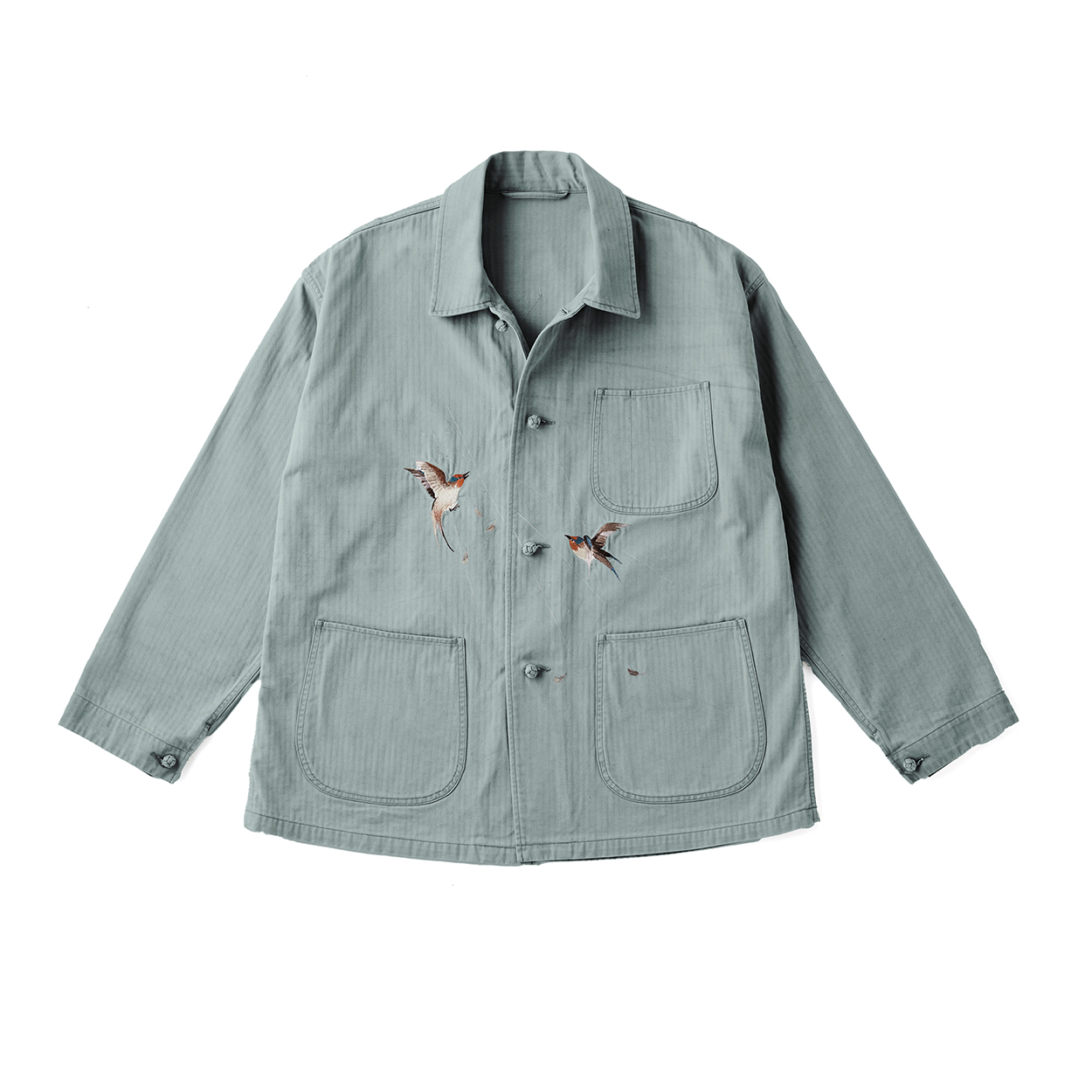 PATINA HERRINGBONE SOUVENIR JACKET