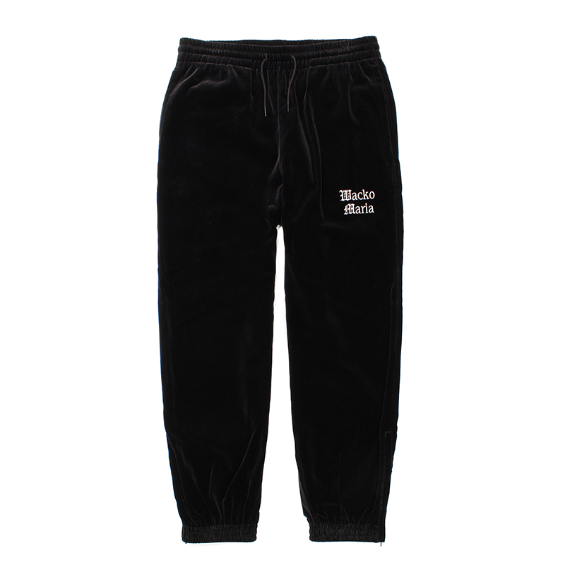 VELVET TRACK PANTS