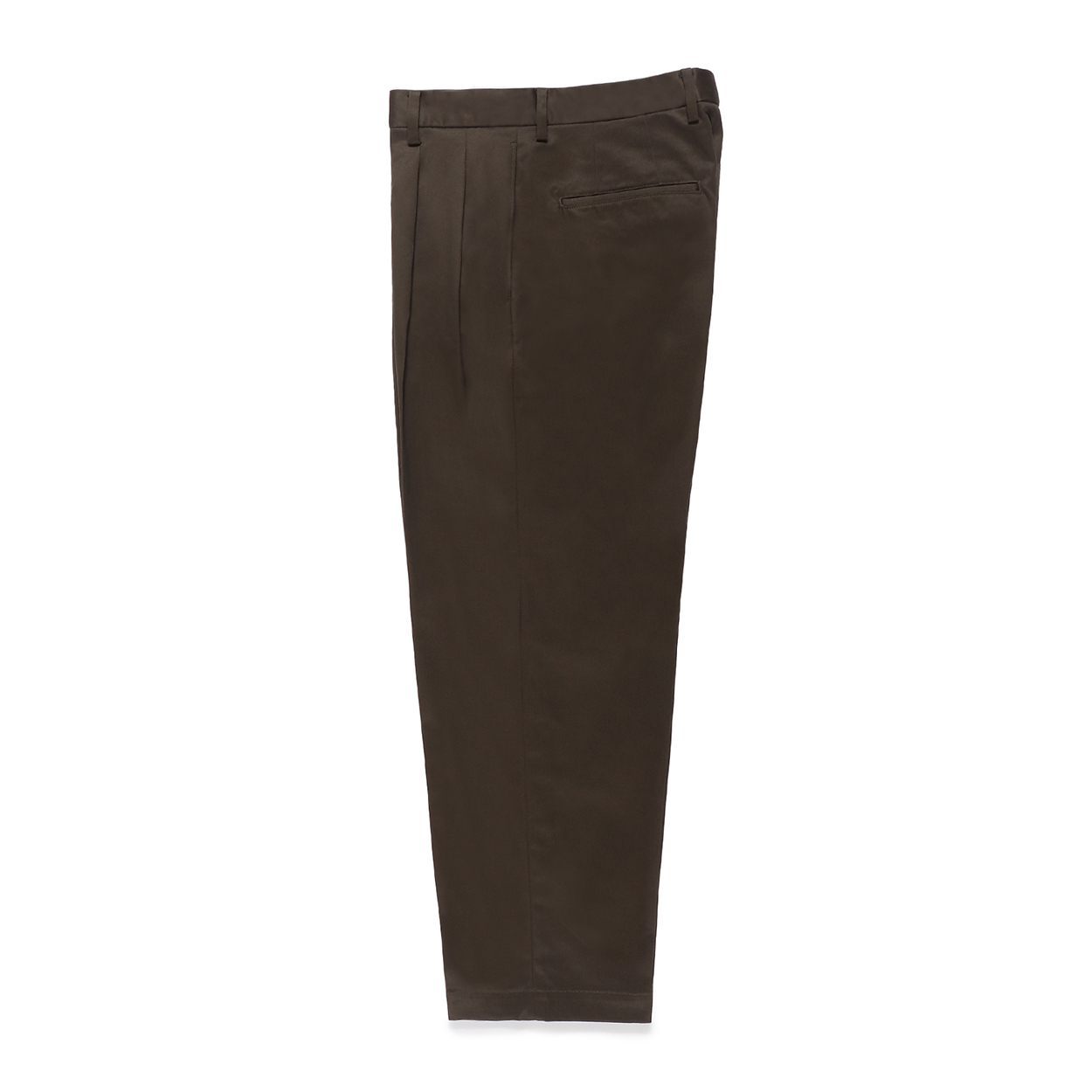 DOUBLE PLEATED CHINO TROUSERS