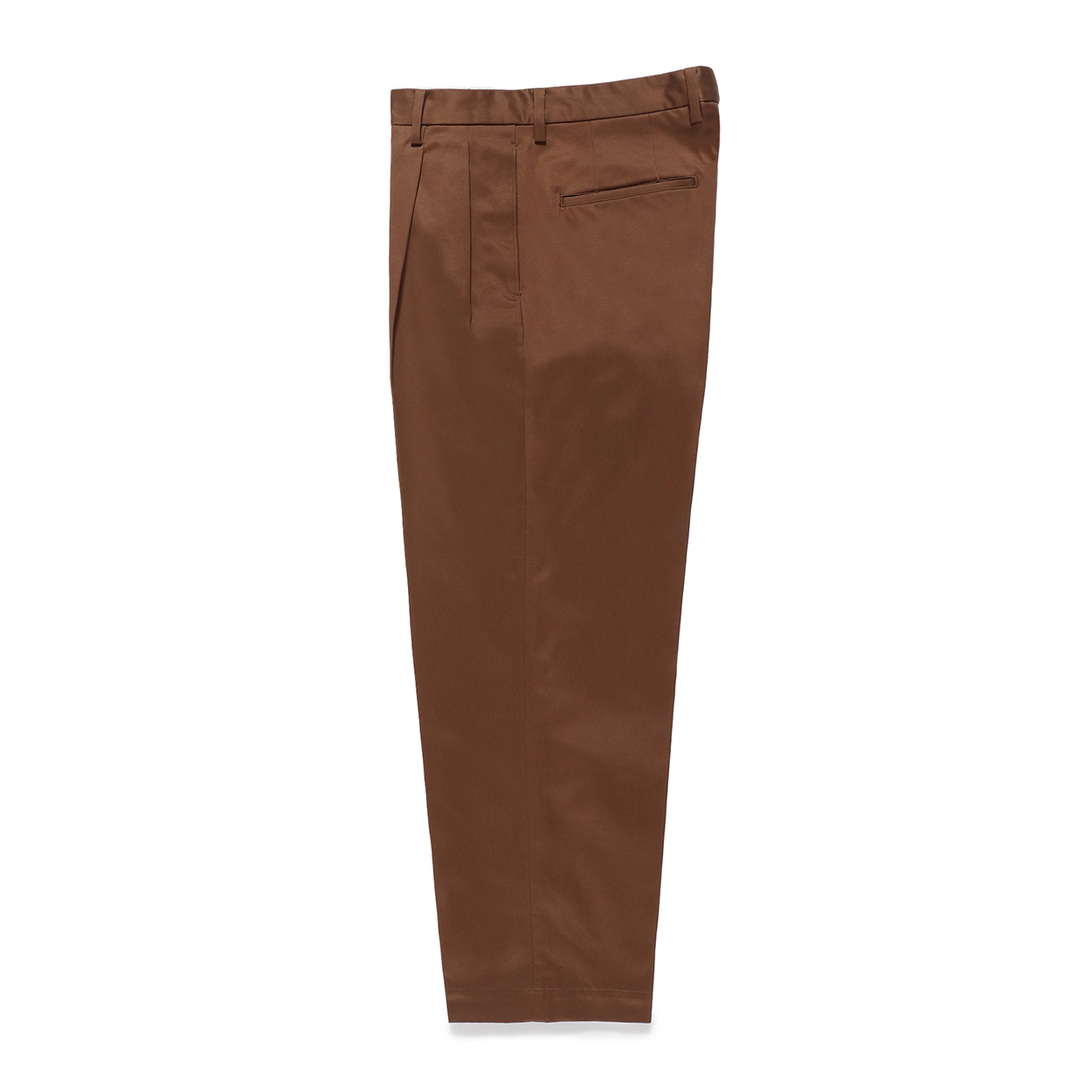DOUBLE PLEATED CHINO TROUSERS