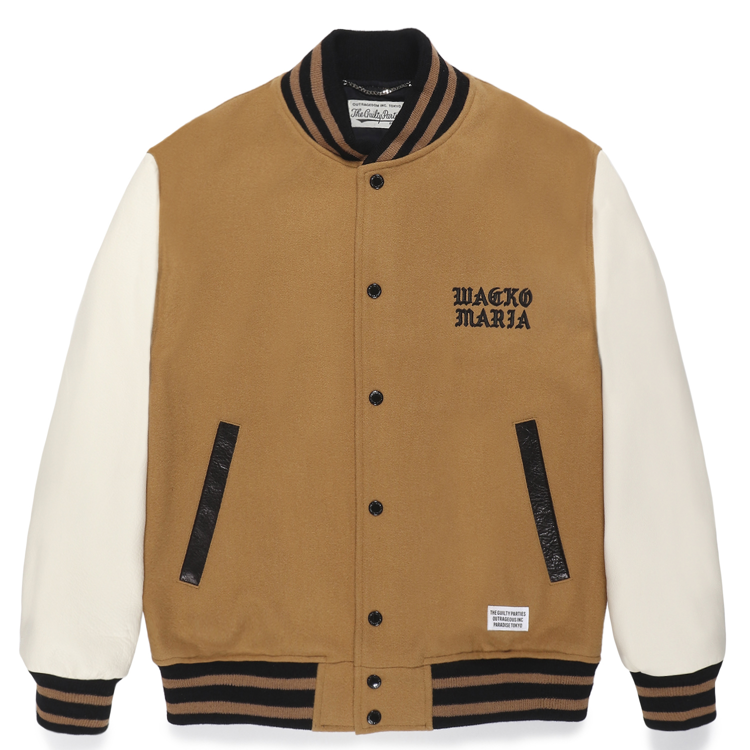 LEATHER VARSITY JACKET -B- (TYPE-2)