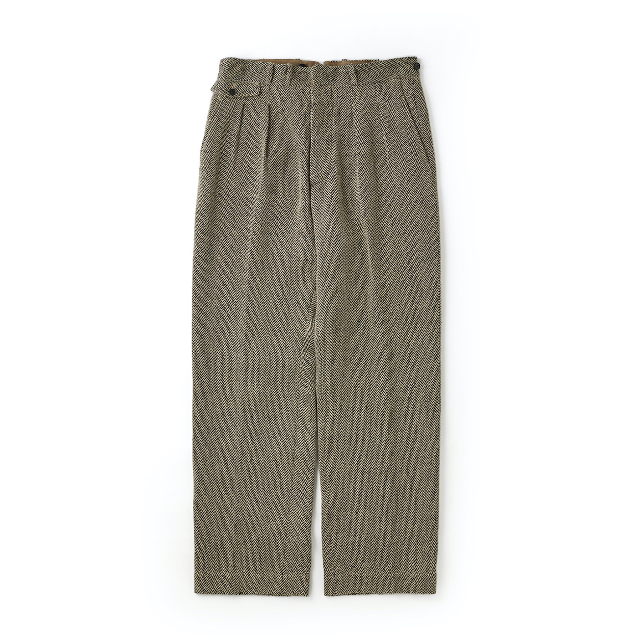 DOUBLE-PLEATED DRAPE TROUSER