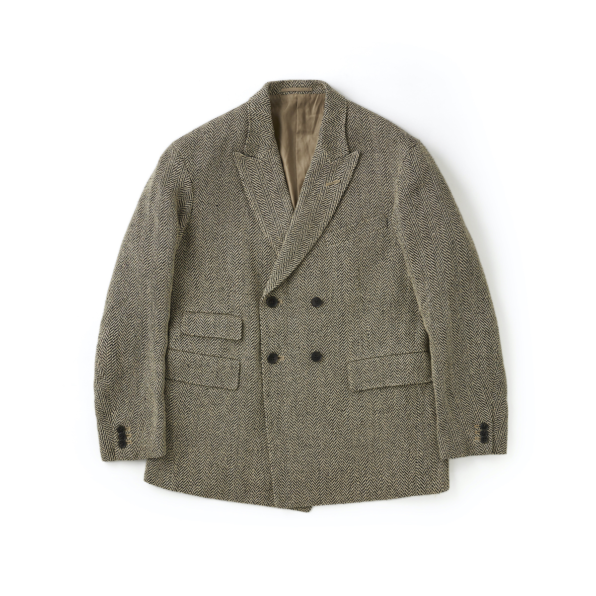 DOUBLE-BREASTED SWING JACKET