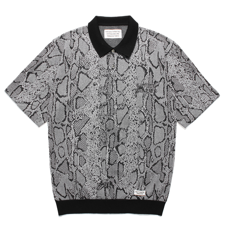 PYTHON KNIT POLO SHIRT