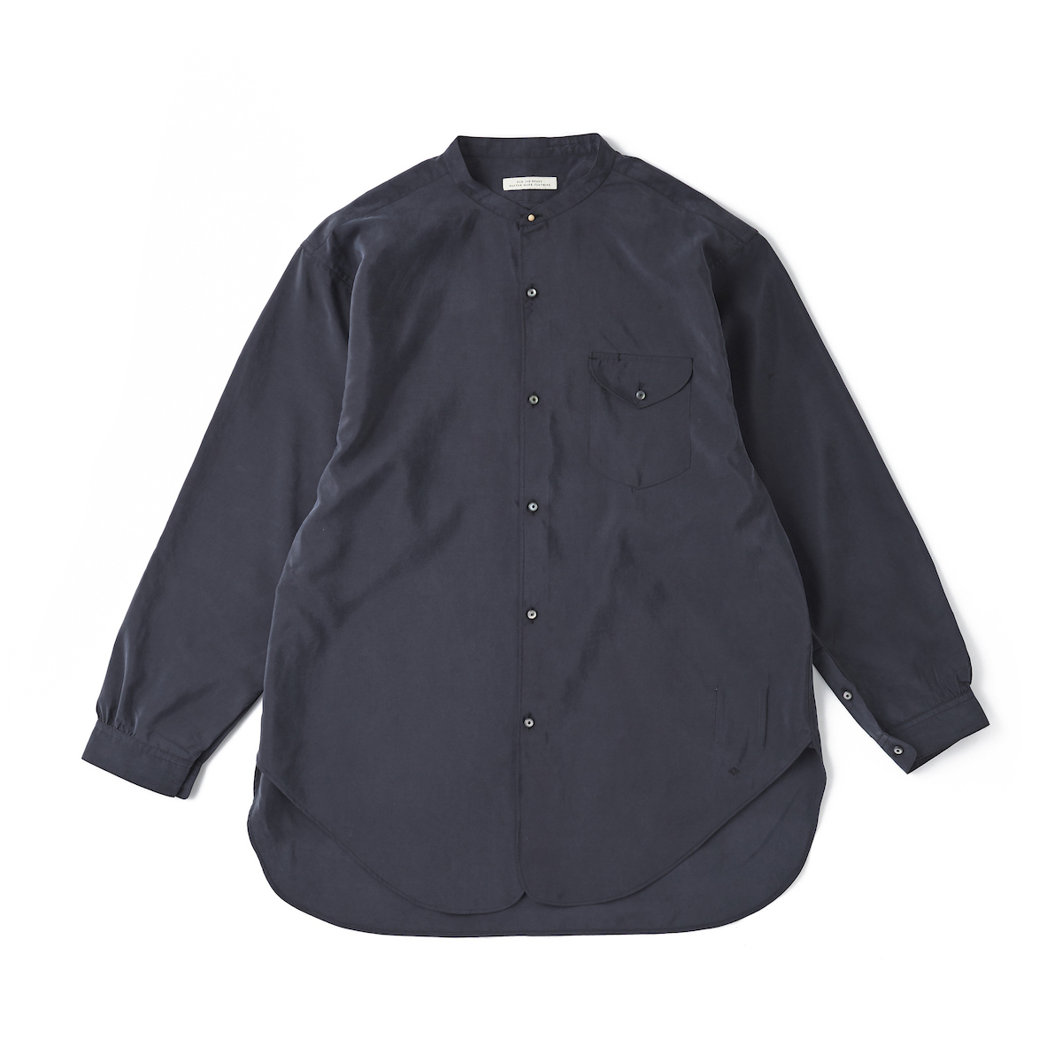 BAND COLLAR LONG TAIL SHIRTS