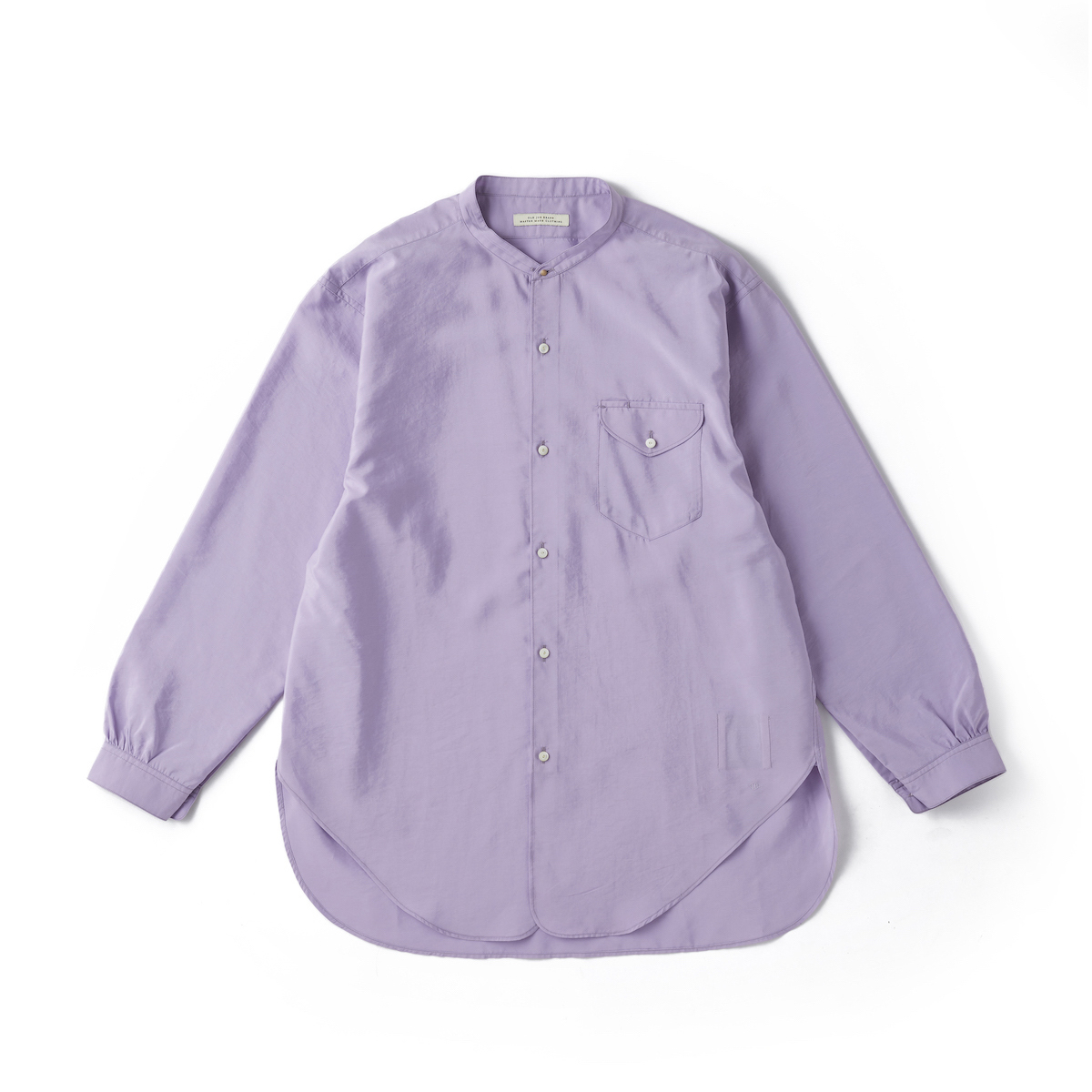 BAND COLLAR LONG TAIL SHIRTS