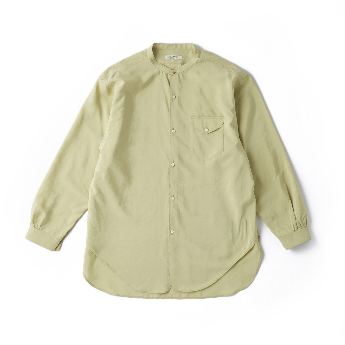 BAND COLLAR LONG TAIL SHIRTS