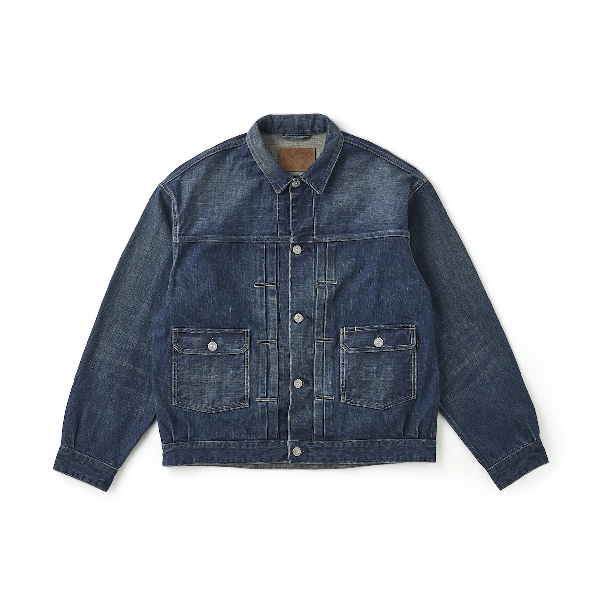 LOWER FLAP POCKET JEAN JACKET(FADE INDIGO)