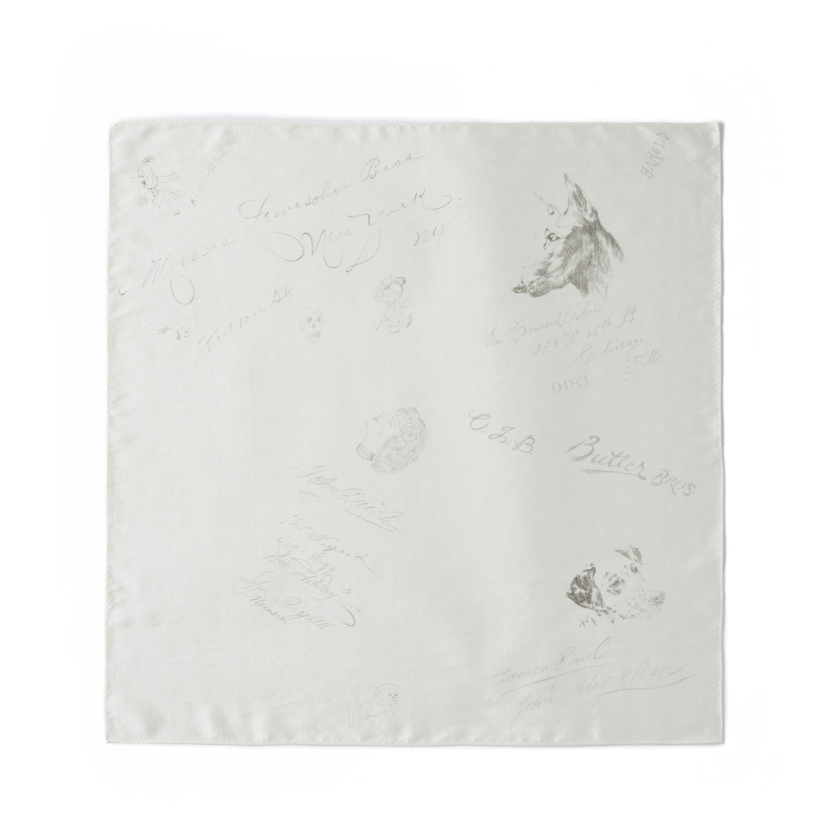 FADED SILK BANDANA