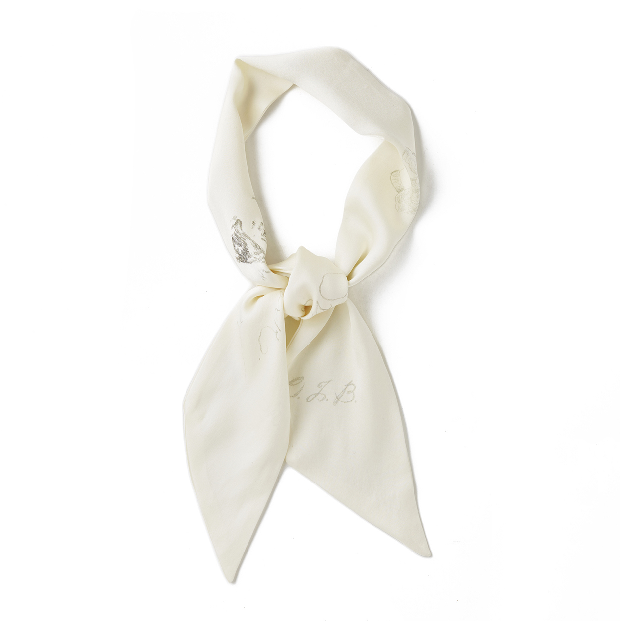 FADED SILK SCARF TIE