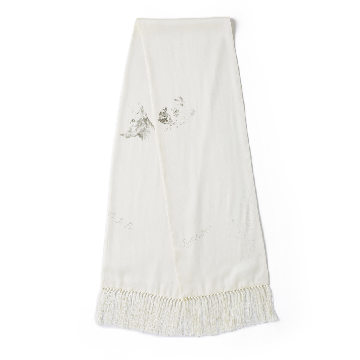 FADED SILK FRINGE STALL