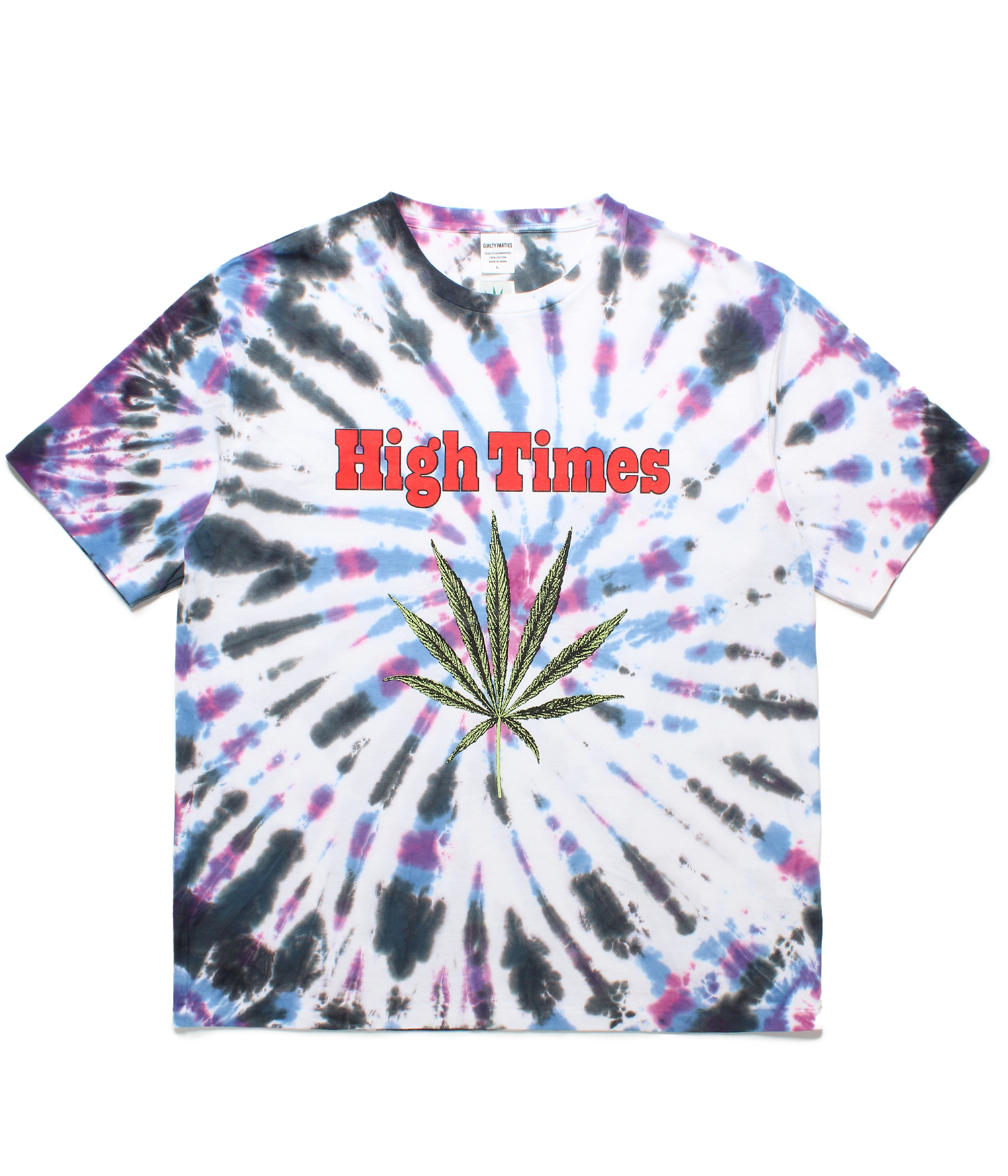 HIGHTIMES / TIE DYE CREW NECK T-SHIRT (TYPE-1)