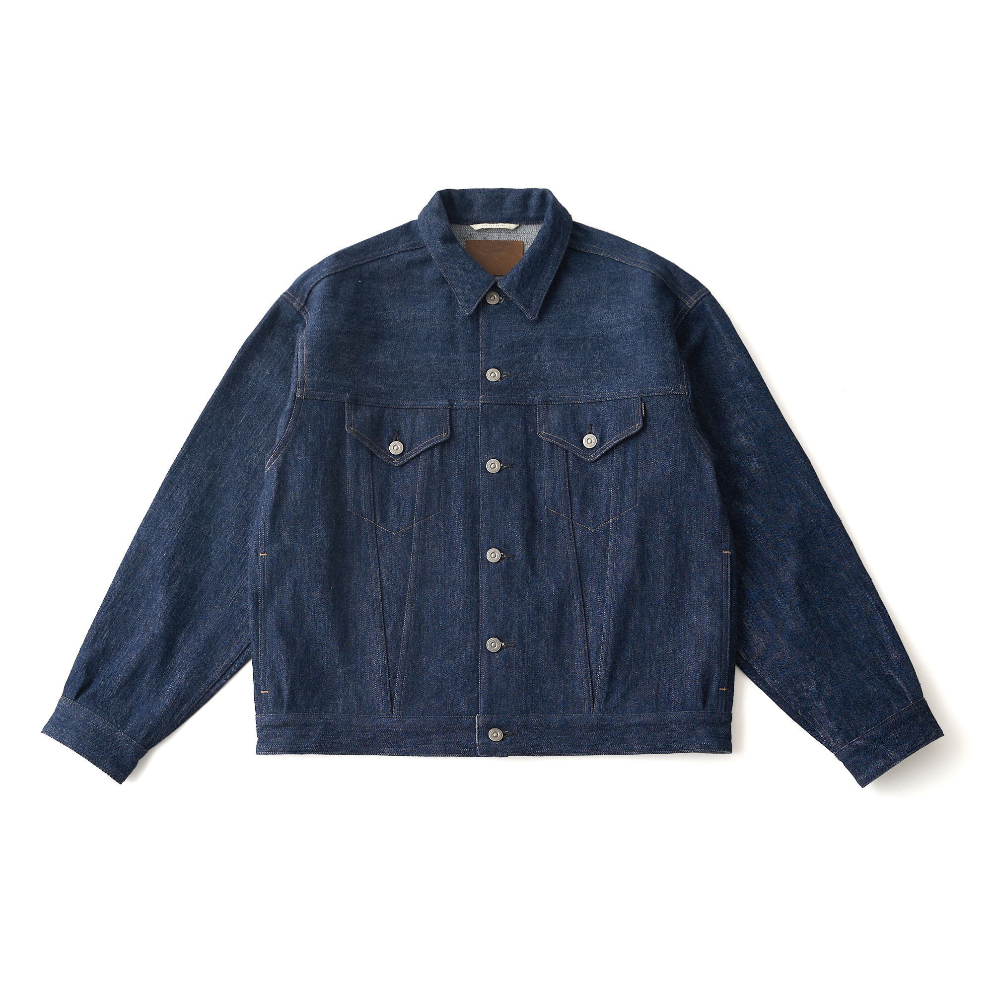 CURVED FLAP JEAN JACKET