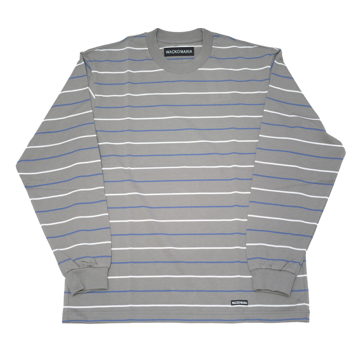 STRIPED CREW NECK LONG SLEEVE T-SHIRT (TYPE-2)