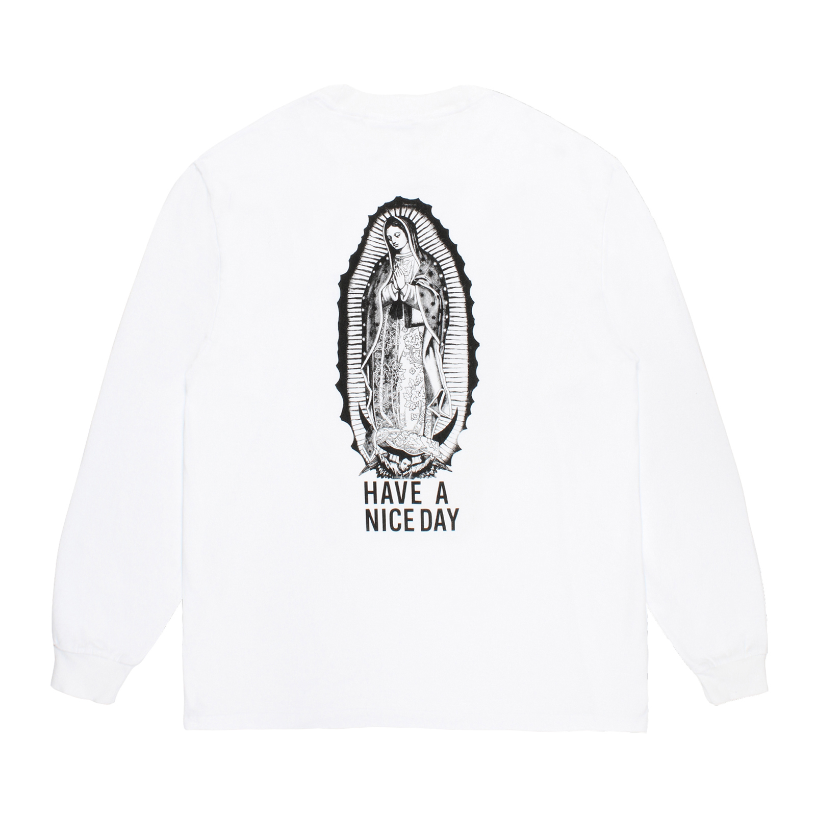 WASHED HEAVY WEIGHT CREW NECK LONG SLEEVE T-SHIRT (TYPE-1)