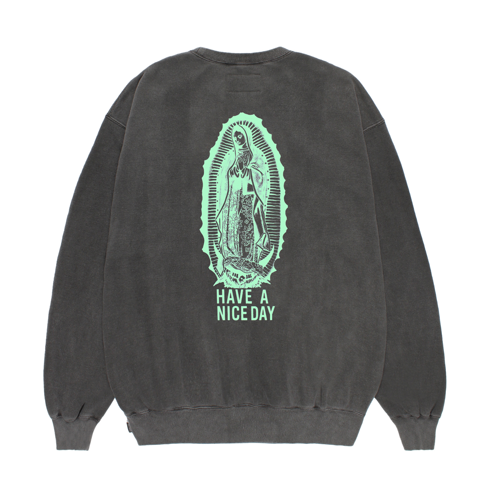 WASHED MIDDLE WEIGHT CREW NECK SWEAT SHIRT (TYPE-3)