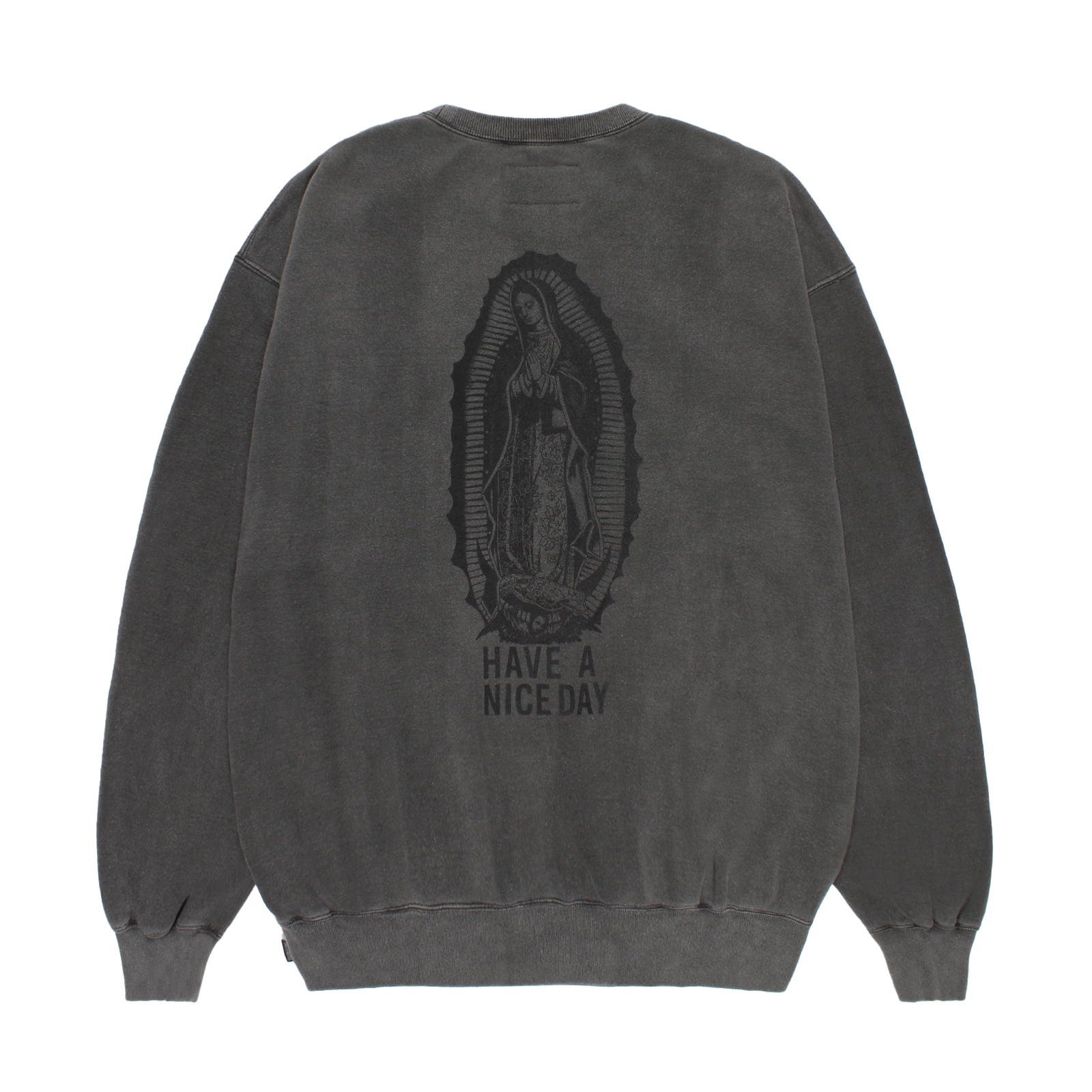 WASHED MIDDLE WEIGHT CREW NECK SWEAT SHIRT (TYPE-2)