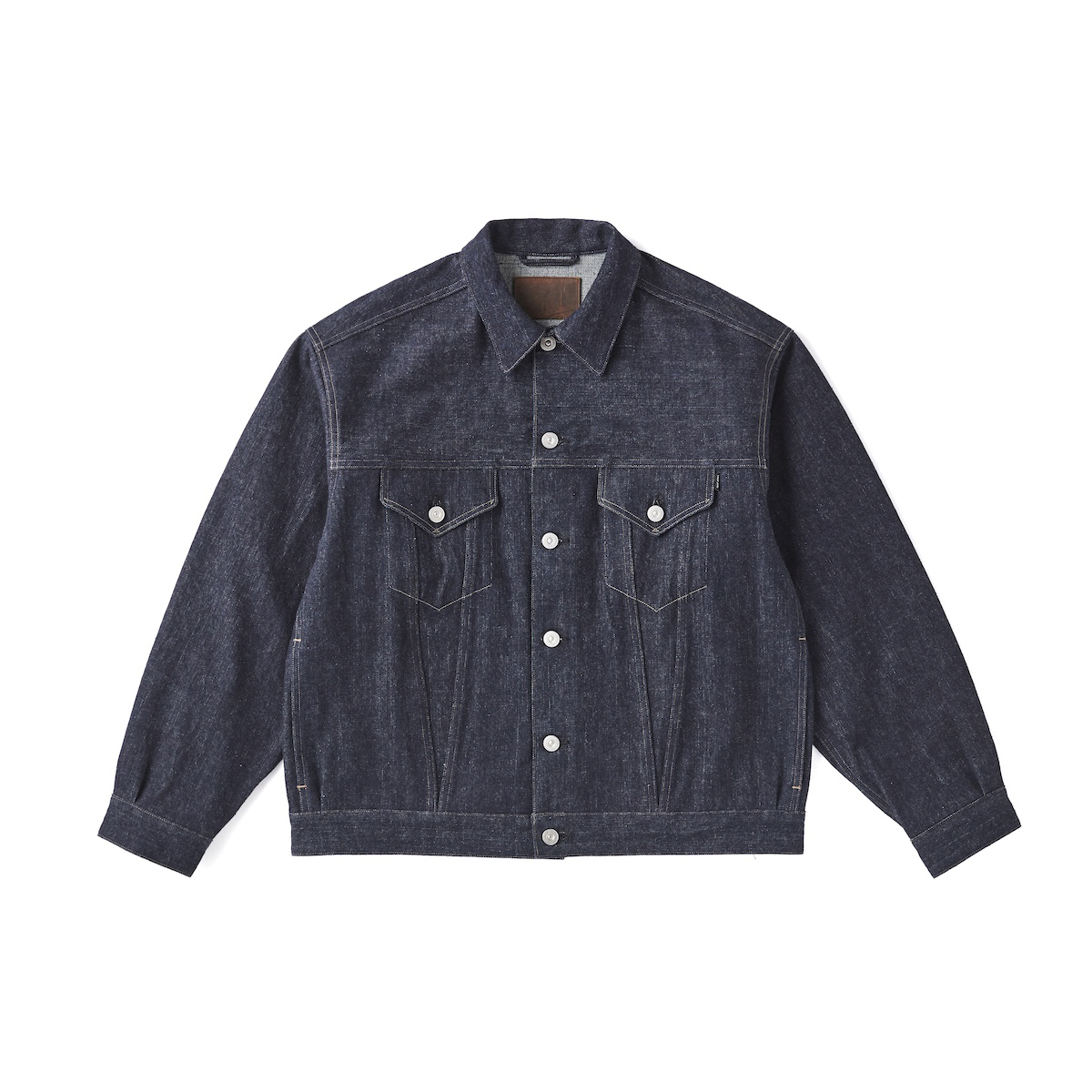 CURVED FLAP JEAN JACKET