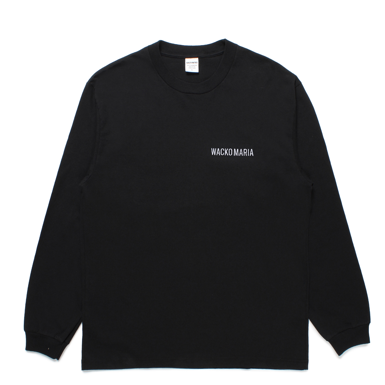 WASHED HEAVY WEIGHT CREW NECK LONG SLEEVE T-SHIRT