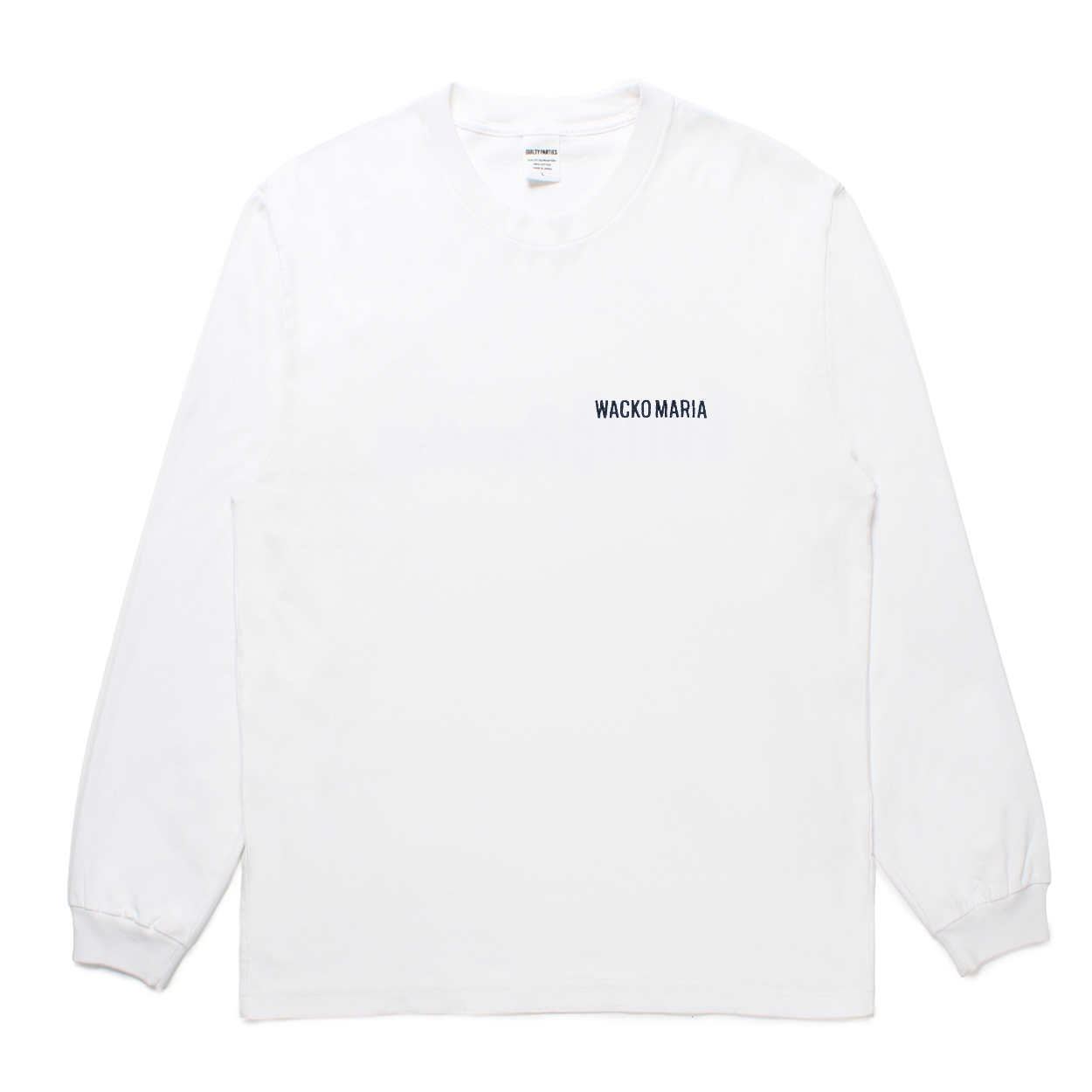 WASHED HEAVY WEIGHT CREW NECK LONG SLEEVE T-SHIRT