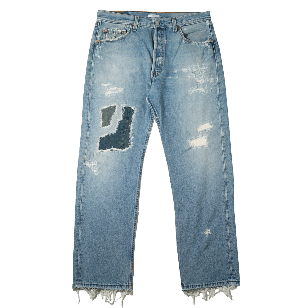 EDITED VINTAGE / DISTRESSED DENIM PANTS