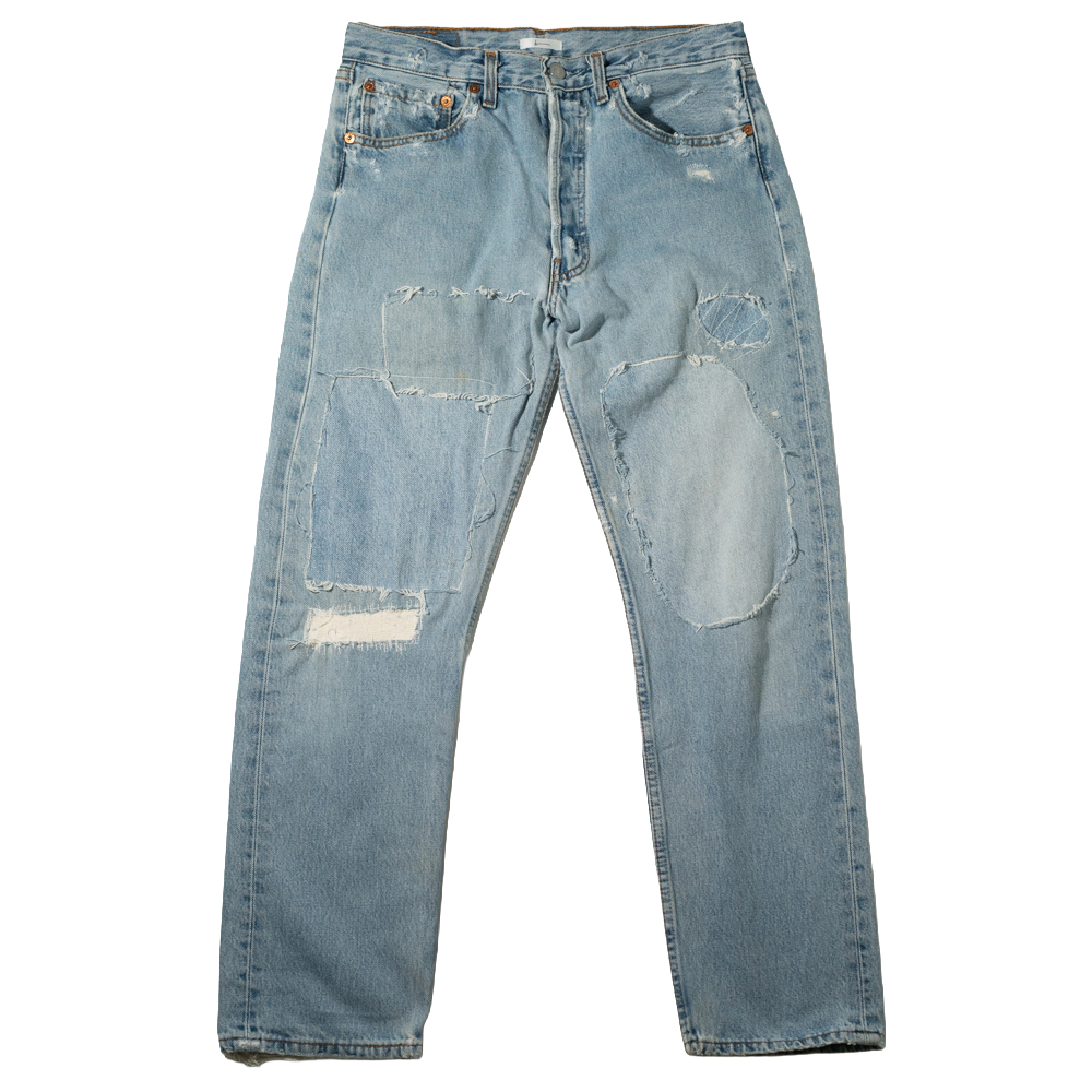 EDITED VINTAGE / DISTRESSED DENIM PANTS